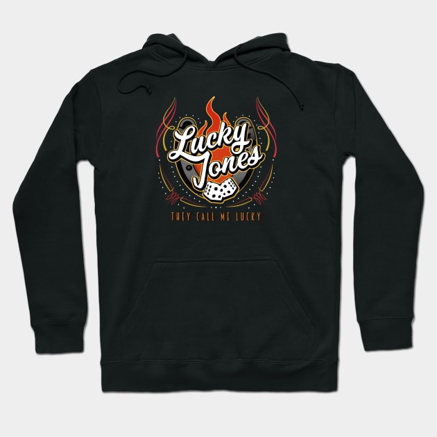 They Call Me Lucky Mockup Hoodie by ShredBeard